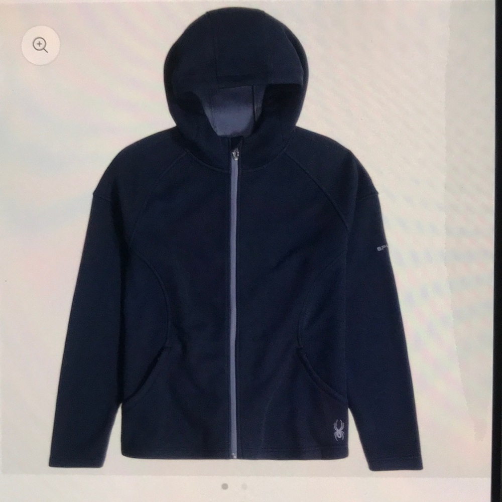 Spyder Womens Cara Full Zip Jacket Large Black NEW BNWT - Picture 1 of 6